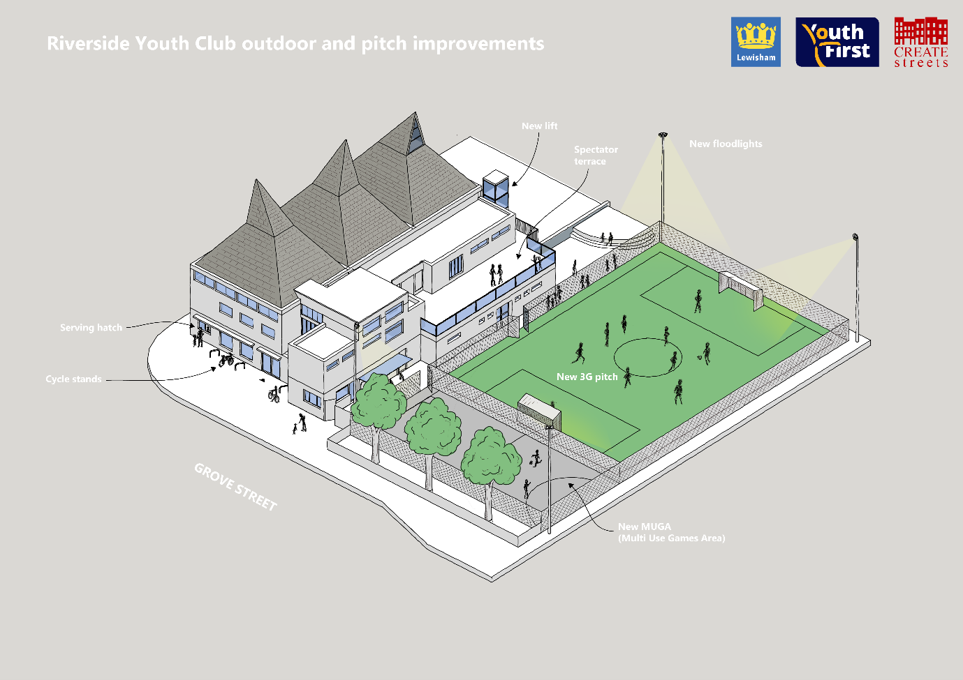 image of Riverside Youth Club outdoor and pitch improvements